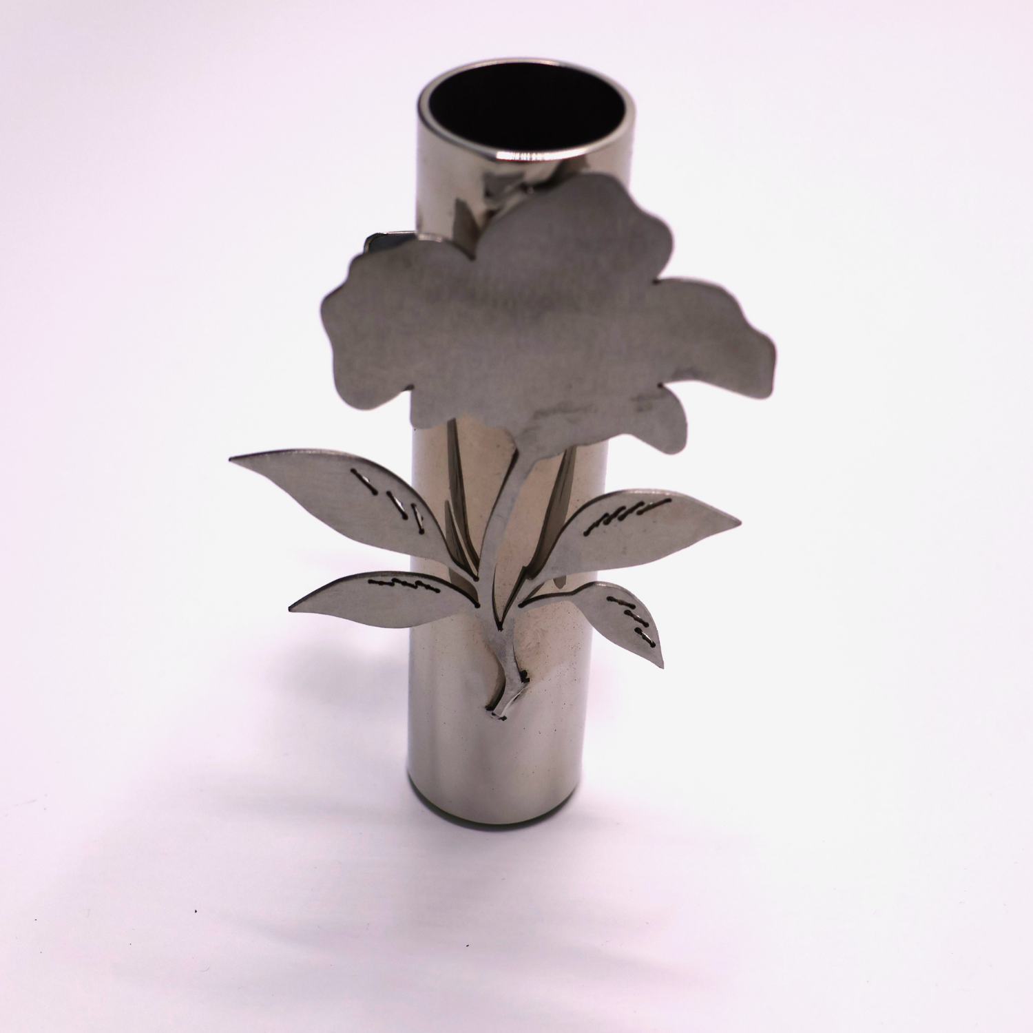 Soliflore inox fleurs